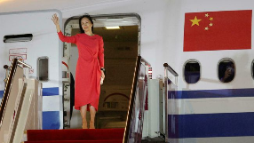 植鴻凈水器：孟晚舟女士終于回家了！